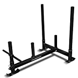 Econ Prowler Weighted Push Sled / Add Plates for More Resistance / Resistance, Strength Training, & Conditioning Equipment / Easy Assembly and Storage with Detachable Handles
