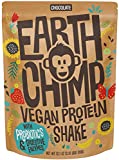 EarthChimp Organic Vegan Protein Powder (26 Servings, 32 Oz) with Probiotics, Organic Fruits & Plant Based Protein Powder, Dairy Free, Gluten Free, Gum Free, Lactose Free, Non GMO, (Chocolate)