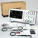 FNIRSI-1014D Dual-Channel Digital Oscilloscope Includes Signal Generator Function,Built-in 1GB Storage Space,100MHz Analog Bandwidth,1GSa/s Sampling Rate with 100x High Voltage Probe