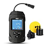 LUCKY Portable Fish Finders Wired Transducer Kayak Fish Finder Kit Portable Depth Finder LCD Display for Kayak Boat Ice Fishing
