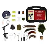 Scientific Anglers Deluxe Fly Tying Kit with Vise, Materials, Tools, Hooks, and Instructional DVD in Travel Case