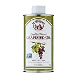 La Tourangelle, Expeller-Pressed Grapeseed Oil, High Heat Neutral Cooking Oil, Cast Iron Seasoning, Also Great for Skin, Hair, and DIY Beauty Recipes, 16.9 fl oz