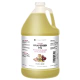 Grapeseed Oil for Skin & Hair (128oz - 1 Gallon) by Kate Blanc Cosmetics. 100% Pure & Natural Grape Seed Oil. Grapeseed Massage Oil for Face, Aromatherapy, and Essential Oils.