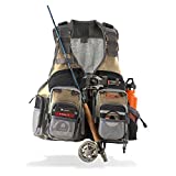 Anglatech Fly Fishing Vest Pack for Trout Fishing Gear, Adjustable Size for Men and Women