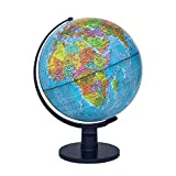 Waypoint Geographic World Globe for Kids - Scout 12” Desk Classroom Decorative Globe with Stand, More Than 4000 Names, Places - Current World Globe , Blue