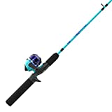 Zebco Kids Splash Jr. Spincast Reel and Fishing Rod Combo, 4-Foot 2-Piece Fishing Pole, Size 20 Reel, Right-Hand Retrieve, Pre-Spooled with 6-Pound Cajun Line, Blue