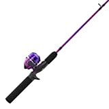 Zebco Kids Splash Jr. Spincast Reel and Fishing Rod Combo, 4-Foot 2-Piece Fishing Pole, Size 20 Reel, Right-Hand Retrieve, Pre-Spooled with 6-Pound Cajun Line, Pink