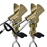 GOLDEAL Rod Holders for Bank Fishing,Bank Fishing Rod Rack Stand,Fishing Pole Holder for Beach,360 Degree Adjustable,Catfishing Equipment.(2 Pack)