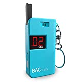 BACtrack Keychain Breathalyzer (Blue) | Ultra-Portable Pocket Keyring Alcohol Tester for Personal Use