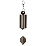 Woodstock Chimes Signature Collection™, Heroic Windbell, Medium (24'') Antique Copper, Wind Bells for Outdoor, Patio, Home or Garden Décor (HWMC)