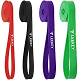 LEEKEY Resistance Band Set, Pull Up Assist Bands, Stretch Resistance Band, Mobility Band, Powerlifting Bands, for Resistance Training, Physical Therapy, Home Workouts Bands, Exercise(Set-4)