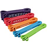 WEKEFON Pull Up Assistance Bands 5-170lbs Thick Heavy Duty Resistance Bands Set for Men & Women, Exercise Bands Stretch Workout Band for Body Training, Crossfit Mobility Fitness Assist Bands Set of 5