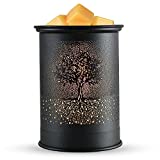 Metal Wax Warmer Candle Wax Burner, Kobodon Electirc Wax Melt Warmer Candle Melter and Scentsy Warmer for Home Office Decor(Tree)