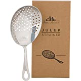 Julep Strainer: Professional Stainless Steel SS304 Cocktail Strainer for Home or Commercial Bar