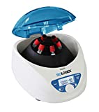 Scilogex SCI506 Low Speed Centrifuge Machine, 300-5,000RPM, Holds Up to 6 x 15mL/10mL/7mL/5mL Tubes - Adapter Included, LCD Display, Brushless Motor and 2 Year Warranty