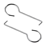 Bernkot Drain Key Stainless Steel Lifting Hook for Drain Grate Daily Clean, 2 Pack