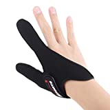 Uniwit Professional Thumb + Index Finger Neoprene Glove for Fishing - Black