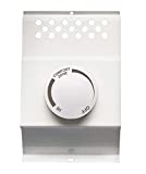 Cadet F Series Double Pole Built-In Baseboard Thermostat (Model: BTF2W, Part: 08734), 22 Amp, 120/208/240 Volt, White