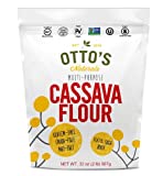 Otto's Naturals Cassava Flour, Gluten Free and Grain-Free Flour For Baking, Certified Paleo & Non-GMO Verified, Made From 100% Yuca Root, All-Purpose Wheat Flour Substitute, 2 lb Bag