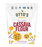 Otto's Naturals Cassava Flour, Gluten Free and Grain-Free Flour For Baking, Certified Paleo & Non-GMO Verified, Made From 100% Yuca Root, All-Purpose Wheat Flour Substitute, 16 oz Bag