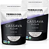 Terrasoul Superfoods Organic Cassava Flour, 4 Lbs (2 Pack) - Tested Gluten-Free | Smooth Texture | Wheat Flour Substitute