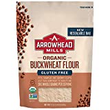 Arrowhead Mills Organic Buckwheat Flour Bag, Gluten Free, 132 Oz, Pack of 6