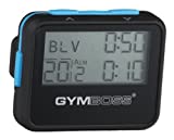 Gymboss Interval Timer and Stopwatch - Black / Blue SOFTCOAT