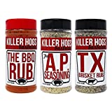 Killer Hogs The BBQ Rub + AP Seasoning + TX Brisket Bundle