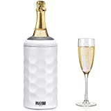 Wine Chiller Single Bottle Stainless Steel Iceless Cooler insulated Wine Bottle Keep Wine Cold up to 6 Hours Fits Most Wine Bottles Gift for Wine Lovers Rapid and Portable