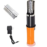 Electric Fish Scaler Remover, Viiwuu Portable Electric Fish Remover Powerful Fish Skin Deslagger Fish Scaler Automatic Clean Brush Scraper Cleaner Skinner Kit Build in Rechargeable Battery Waterproof