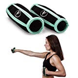 Kole 2lb Walking Weights Soft Hand Grip Exercise Home Gym Accessories; 2 Pack