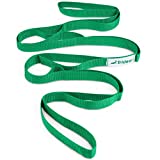Trideer Stretching Strap Yoga Strap for Physical Therapy, 10 Loops Yoga Straps for Stretching, Non-Elastic Stretch Strap for Pilates, Exercise, Dance, Stretch Band with Workout Guide for Women & Men