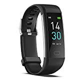 ENGERWALL Fitness Tracker with Step Counter /Calories /Stopwatch, Activity Tracker with Heart Rate Monitor, IP68, Health Tracker with Sleep Tracker, Smartwatch, Pedometer Watch for Women Men Kids