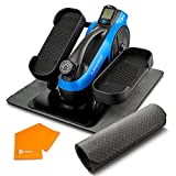 LifePro Under Desk Elliptical - Under Desk Bike Pedal Exerciser - Perfect Desk Exercise Equipment - for Seniors Adults and Teens - Foot Pedal Exerciser and Desk Workout - Blue