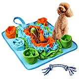 Pet Snuffle Mat for Dogs Nosework Feeding Snuffle Mat for Large Small Dog & Cat - Sniff Activity Feeder Dog Digging Toy Enrichment Puzzles Game for Stress Relief and Encourages Natural Foraging Skills