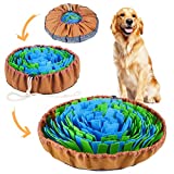 Vivifying Snuffle Mat for Dogs, Adjustable Dog Treats Feeding Mat for Smell Training and Slow Eating, Interactive Dog Puzzle Toys Encourages Natural Foraging Skills and Stress Relief