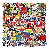 Random Stickers Decals 106 Pack for Skateboard Helmet Laptop Bicycle Hypebeast Bomb Stickers