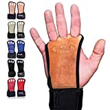 Gymnastics Grips - Workout Gloves with Wrist Wraps - Weight Lifting Gloves - Gym Gloves for Pull Up - Fitness Hand Grips - Gloves for Crossfit - Calisthenics Equipment -Fits Men, Women, Girls, Boys