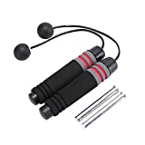 Ropeless Jump Rope, Weighted Cordless Skipping Rope for Speed Fitness Training, .66 lbs