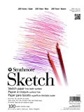 Strathmore (25-509 STR-025-509 100 Sheet Sketch Pad, 9 by 12', 9'x12', White
