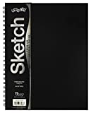 Pacon UCreate Poly Cover Sketch Book, Heavyweight, 12' x 9', 75 Sheets