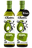 Chosen Foods 100% Pure Avocado Oil 25.3 oz, Non-GMO, for High-Heat Cooking, Frying, Baking, Homemade Sauces, Dressings and Marinades (2 Pack)