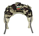 Bulgarian Bag Suples Camouflage Canvas (Large, 37 lbs) Free Instructional DVD Included! Fitness, Crossfit, Wrestling, Judo, Grappling, Functional Training, MMA, Sandbag, Powerbag, Cardio, Strength