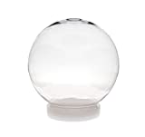5 Inch (130mm) DIY Snow Globe Water Globe, Clear Plastic with Screw Off Cap - Great for DIY Crafts
