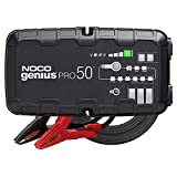 NOCO GENIUSPRO50, 50-Amp Fully-Automatic Professional Smart Charger, 6V, 12V and 24V Battery Charger, Battery Maintainer, Power Supply, and Battery Desulfator with Temperature Compensation