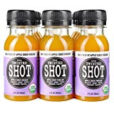 The Twisted Shot | Organic Apple Cider Vinegar Shots with Turmeric, Ginger, Cinnamon, Honey & Cayenne | Immunity Boost | Wellness | Digestive Aid | Improve Metabolism | Detox | 12-Pack of 2oz Shots