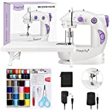 Magicfly Mini Sewing Machine for Beginner, Dual Speed Portable Sewing Machine with Extension Table, Light, Sewing Kit for Household, Travel