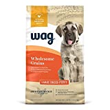 Amazon Brand - Wag Wholesome Grains Puppy Large Breed Dry Dog Food, Chicken & Brown Rice - 15 lb