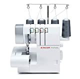 SINGER | ProFinish 14CG754 2-3-4 Thread Serger with Adjustable Stitch Length, & Differential Feed - Sewing Made Easy,White