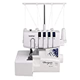 Brother Serger, DZ1234, Metal Frame Overlock Machine, 1,300 Stitches Per Minute, Removeable Trim Trap, 3 Included Accessory Feet and 2 Sets of Starter Thread